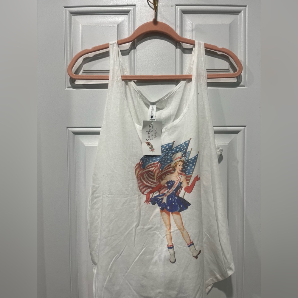 Patriotic Miss America Tank